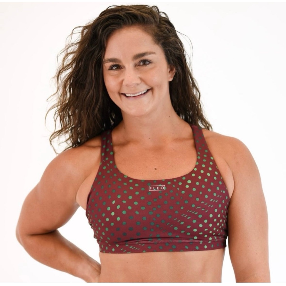 Fleo Trippy Dippy X-mas Isla Bra Size Small NWT
