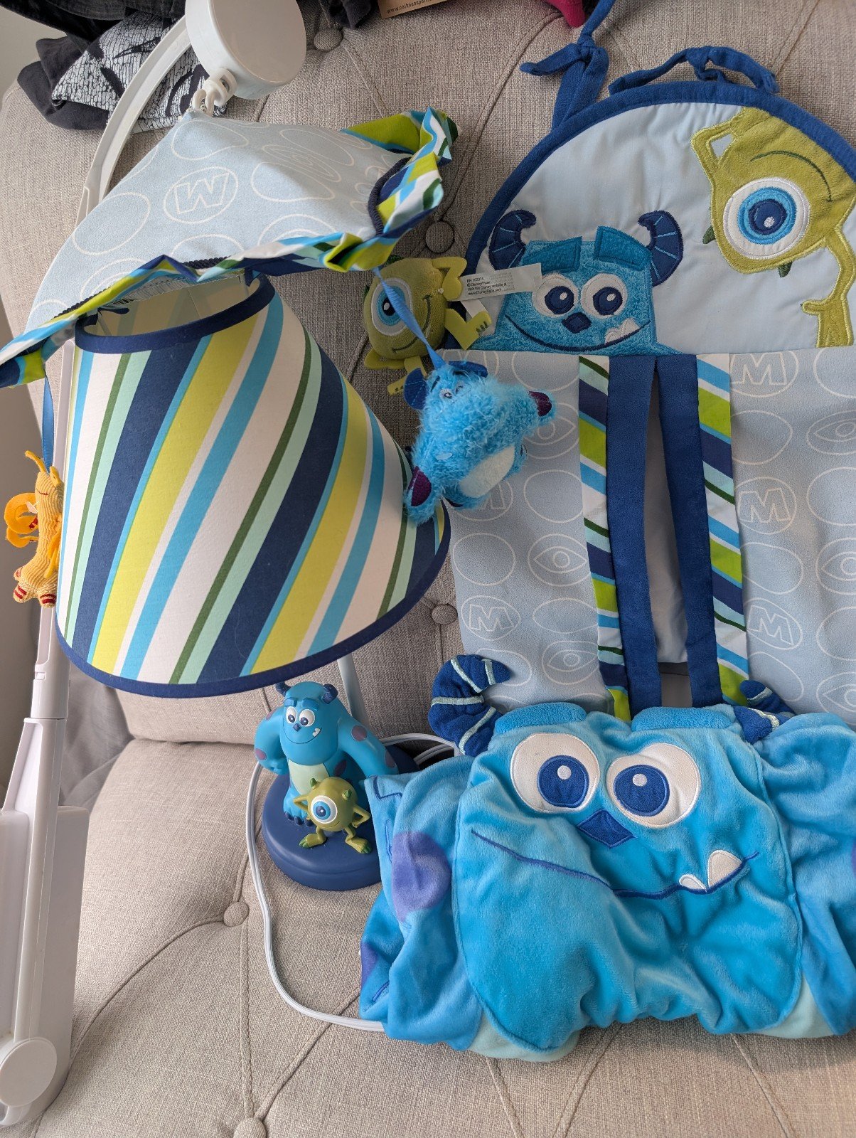 Monsters Inc baby nursery Set