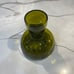 Vintage Mid-Century Green Glass Large XL Decanter Wine With Glass Stopper/Blenko