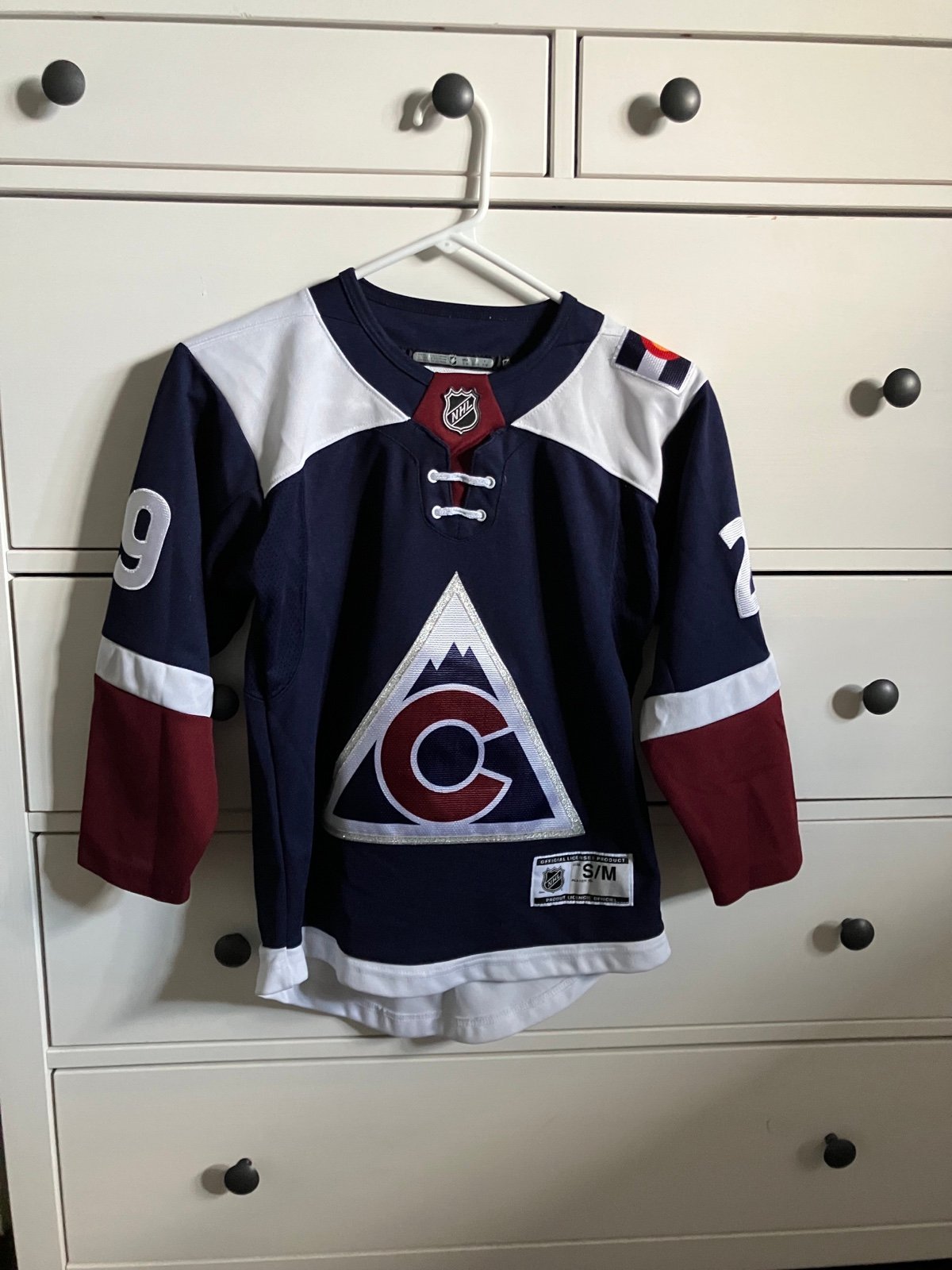 Kids Colorado Avalanche Nathan MacKinnon Jersey