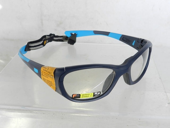 Liberty Sport Replay 636 Matte Navy / Cyan Rec Specs Protective Glasses