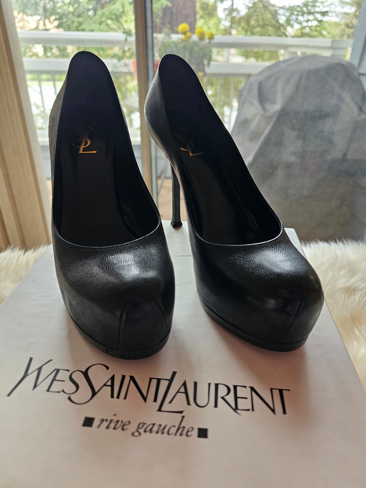 YSL Tribute 4 Platform Heels