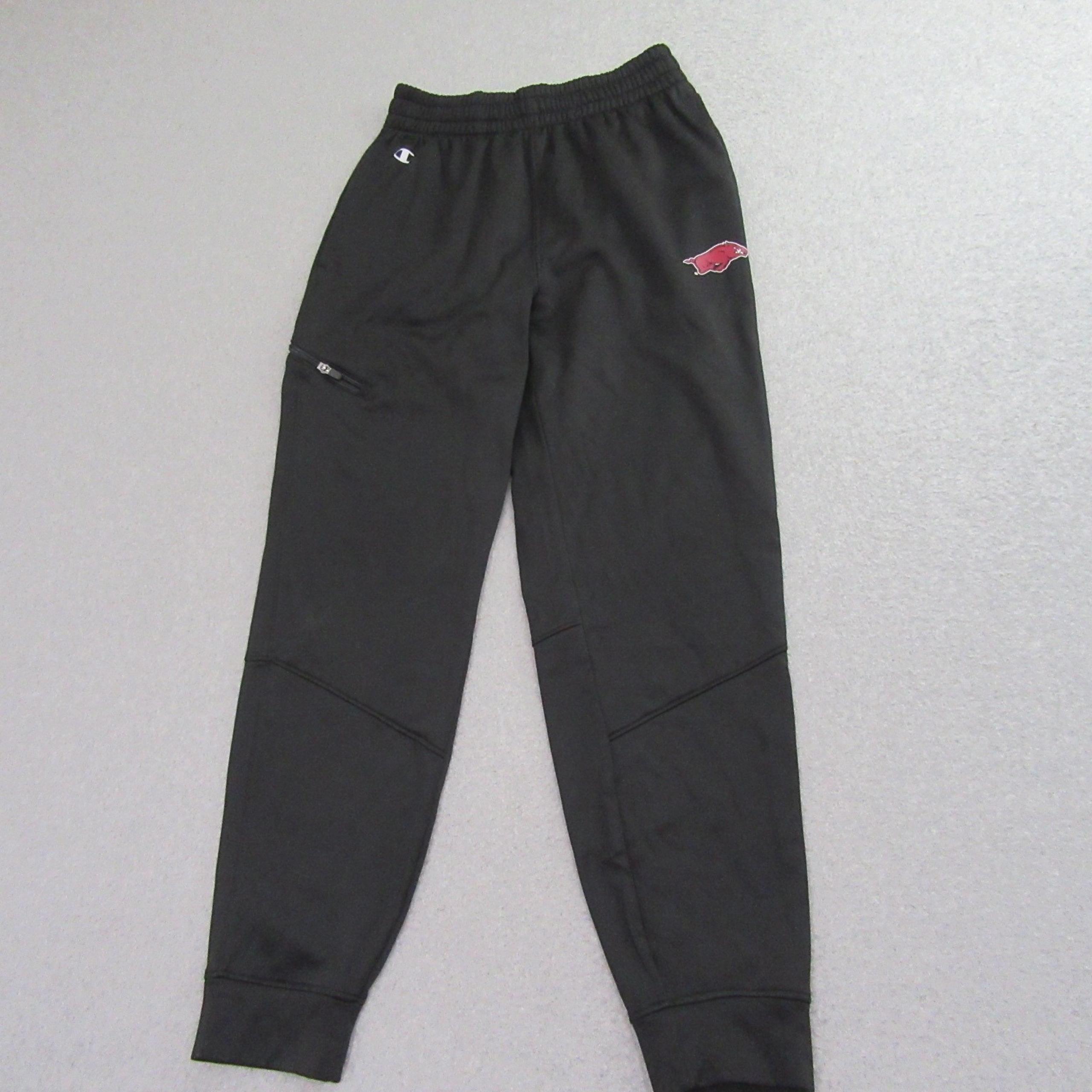 Champion Mens Jogger Pants M Black Arkansas Razorbacks Active Athletic