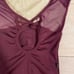 New Custom-made Burgundy Floral Ballet Leotard