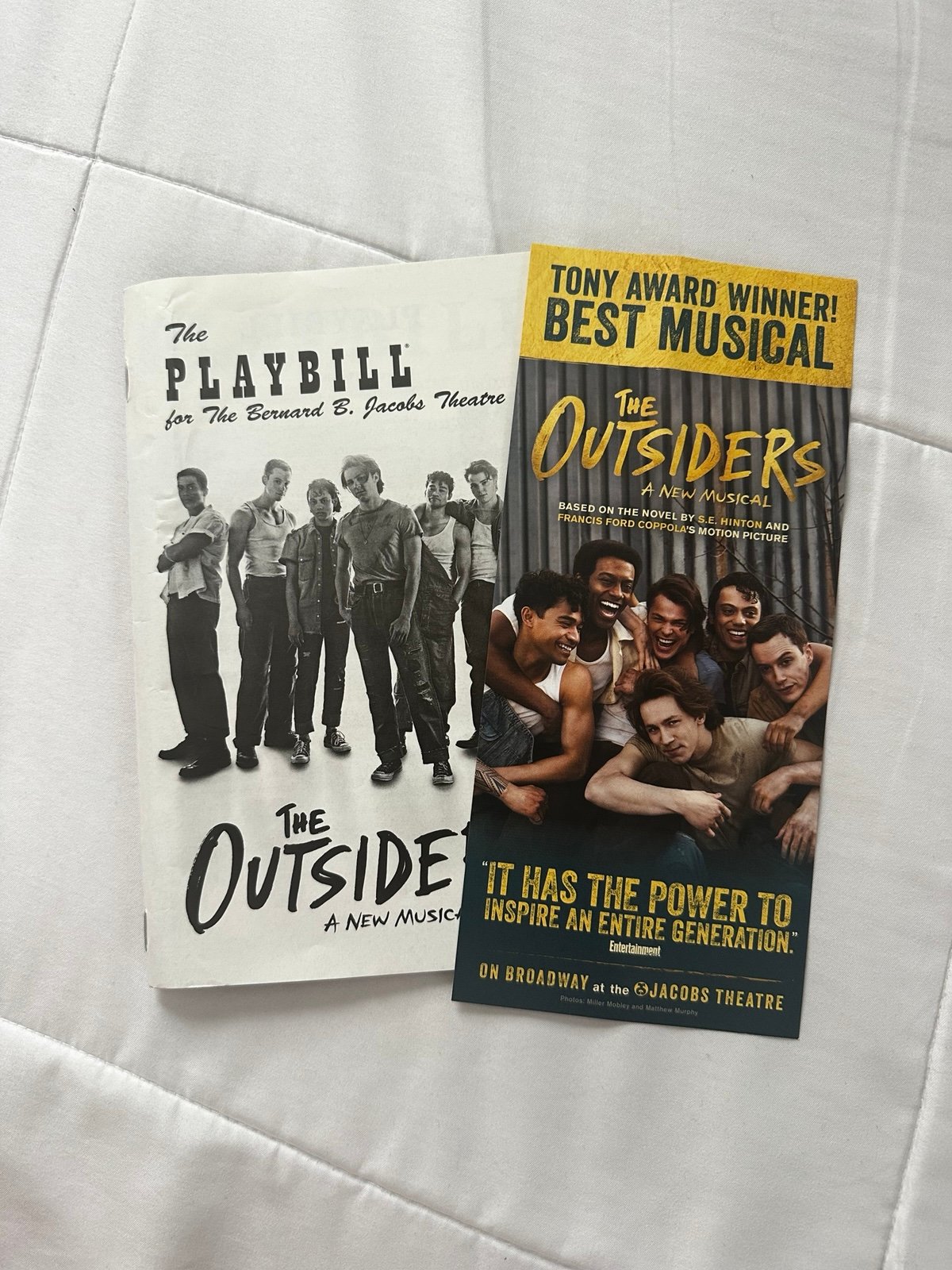 The Greasers The Outsiders Legacy Playbill & Flyer