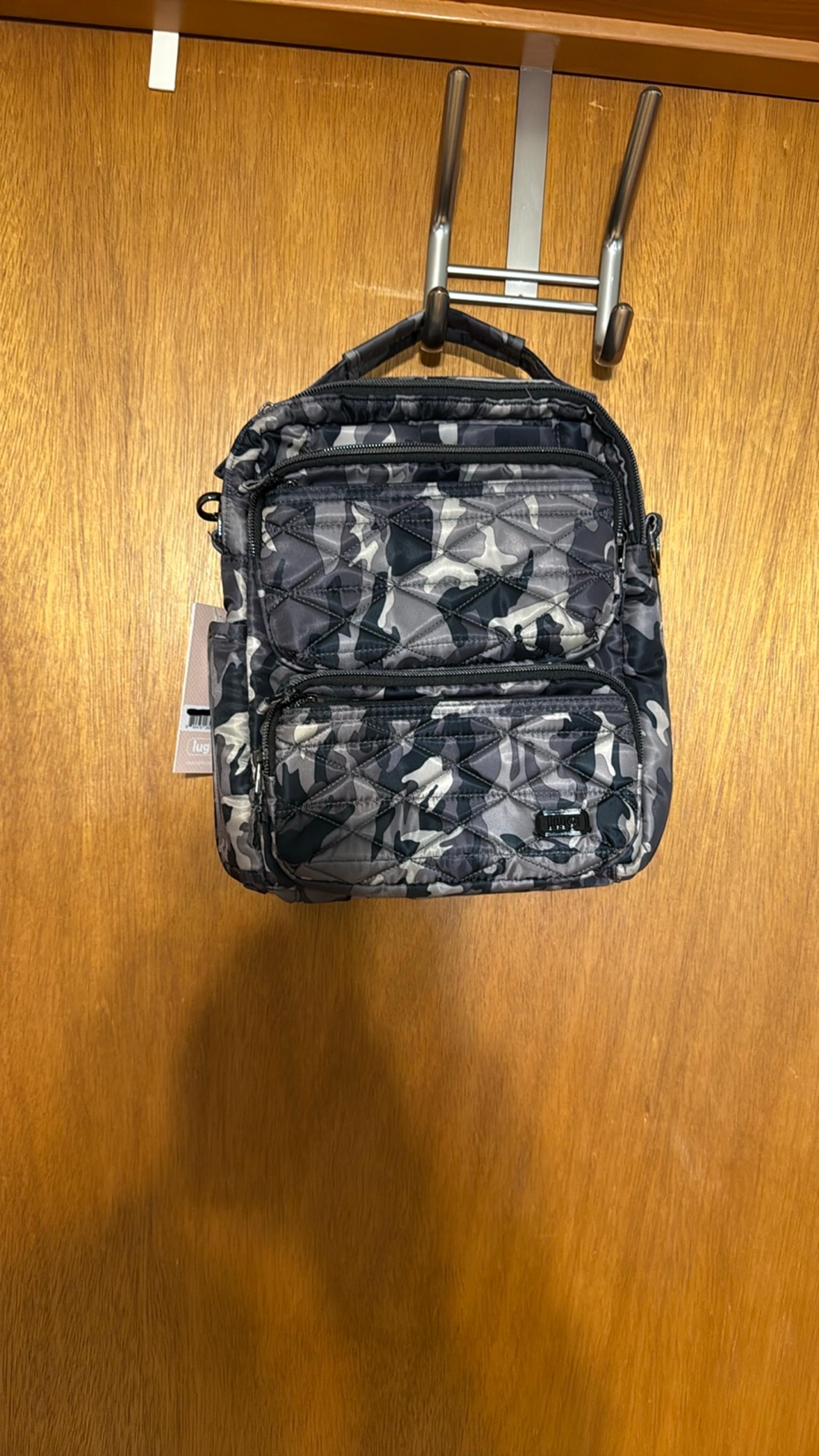 Lug Compass Messenger Crossbody Bag Camo Midnight NWT