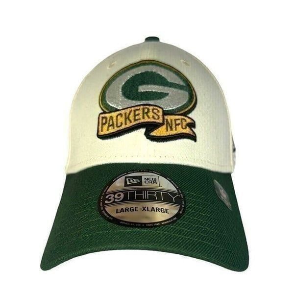 New Era 39FIFTY Green Bay Packers 2022 Sideline Big Logo Hat OS