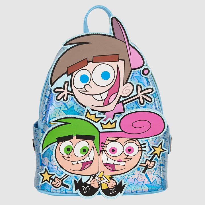 NWT The Fairly OddParents Timmy, Cosmo, & Wanda Glow Mini Backpack