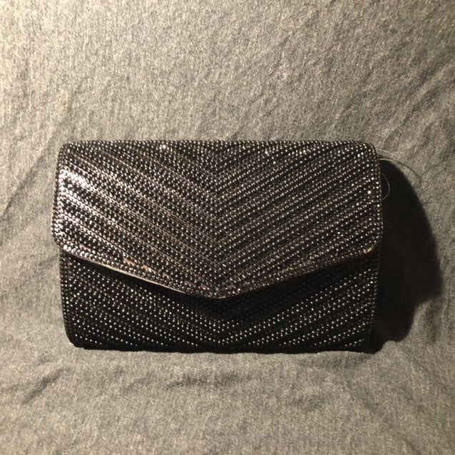 Sparkly beaded clutch
