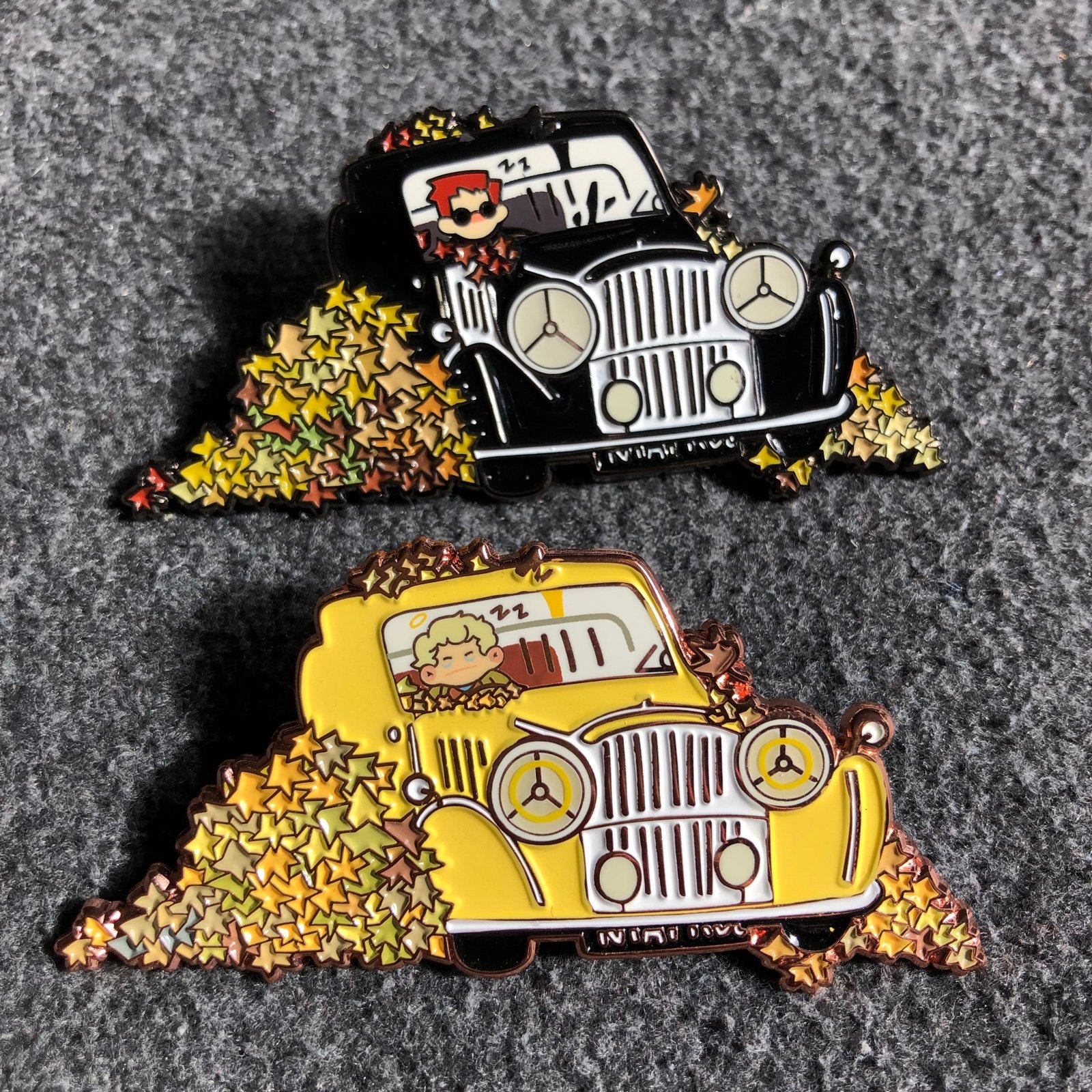 Good omens pin: afternoon nap