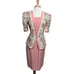 Vintage Jenny Womens Size 8 Floral Skirt Suit Jacket Outfit Made In USA