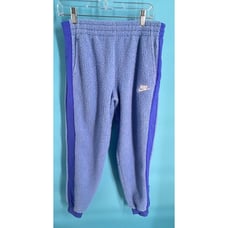 Nike Air Move To Zero Pants Purple Standard Fit Sherpa Fleece Jogger Size XL