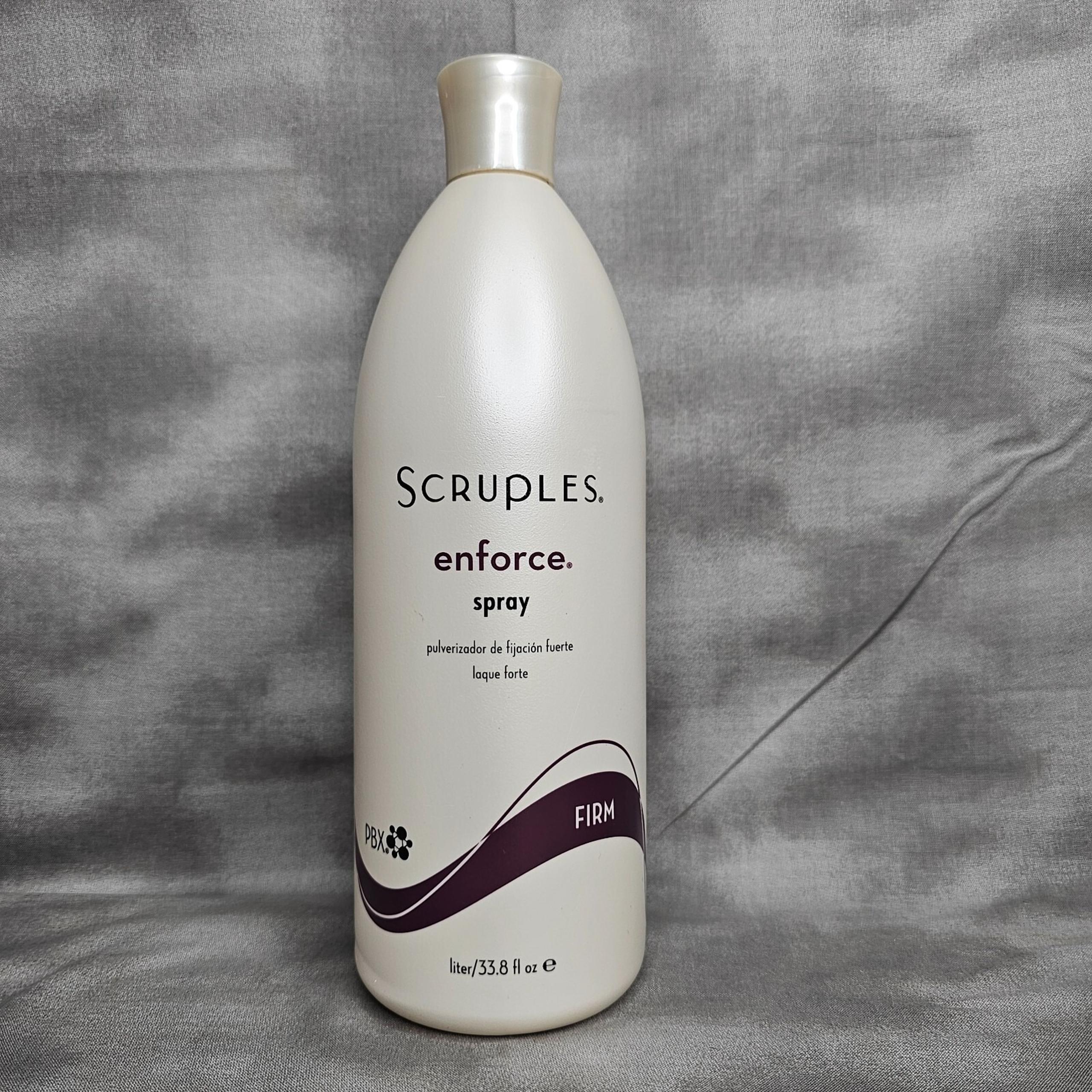SCRUPLES Rock Hard Extra Firm Finishing Spray 33.8 oz/1 Liter NEW