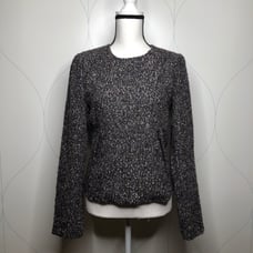 Gap tweed moto style jacket wool blend b