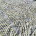 Vintage Chenille Pastel Yellow & White, Textured Fringe Bed Spread, Boho Blanket