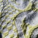 Vintage Chenille Pastel Yellow & White, Textured Fringe Bed Spread, Boho Blanket