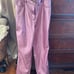 NWT Rachel Zoe Pink Metallic Faux Leather Pants Sz 6 Inseam 28”