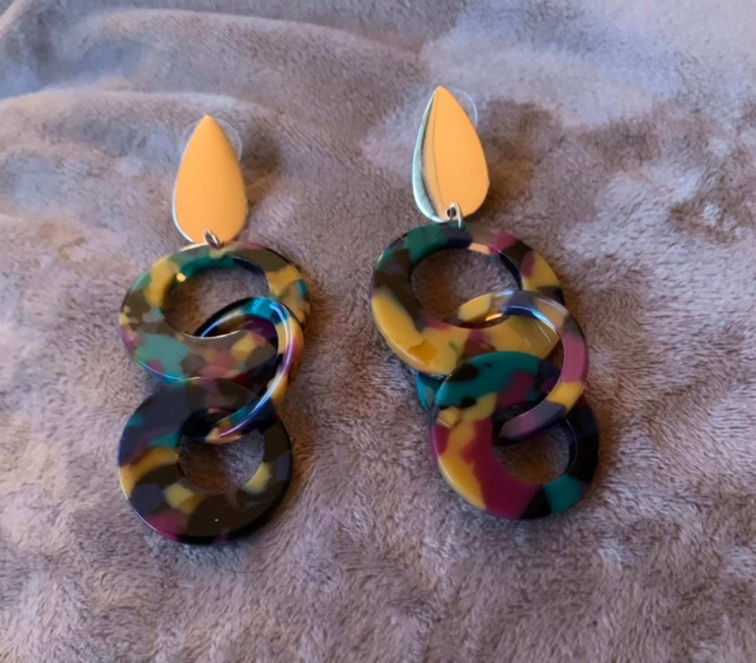 Acrylic Colorful Dangling Earrings - Nordstrom