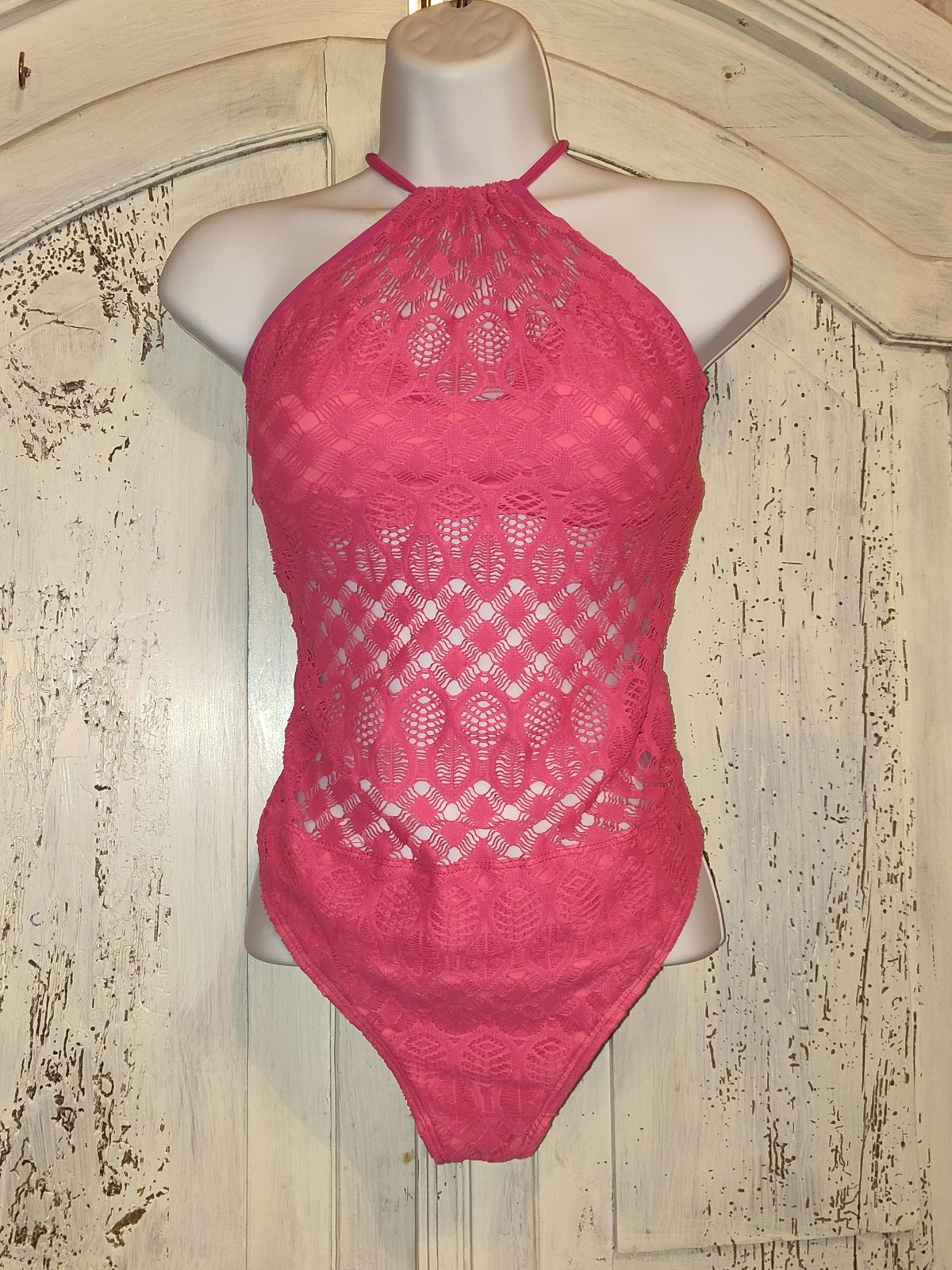 Kenneth Cole Reaction one piece swimsuit size XL pink