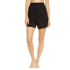 SKIMS Onyx Black Pull On Sleep Shorts 4X