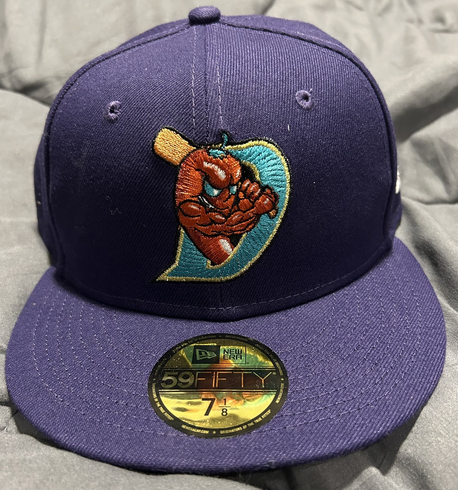NWT New Era 59fifty El Paso Diablos Plane Jane Fitted Hat Sz 7 1/8 Minor league