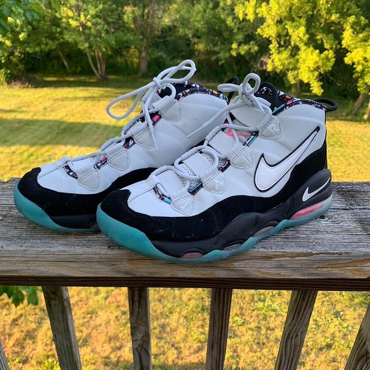 Nike Aire Max Uptempo "Spurs South Beach" Mens 9
