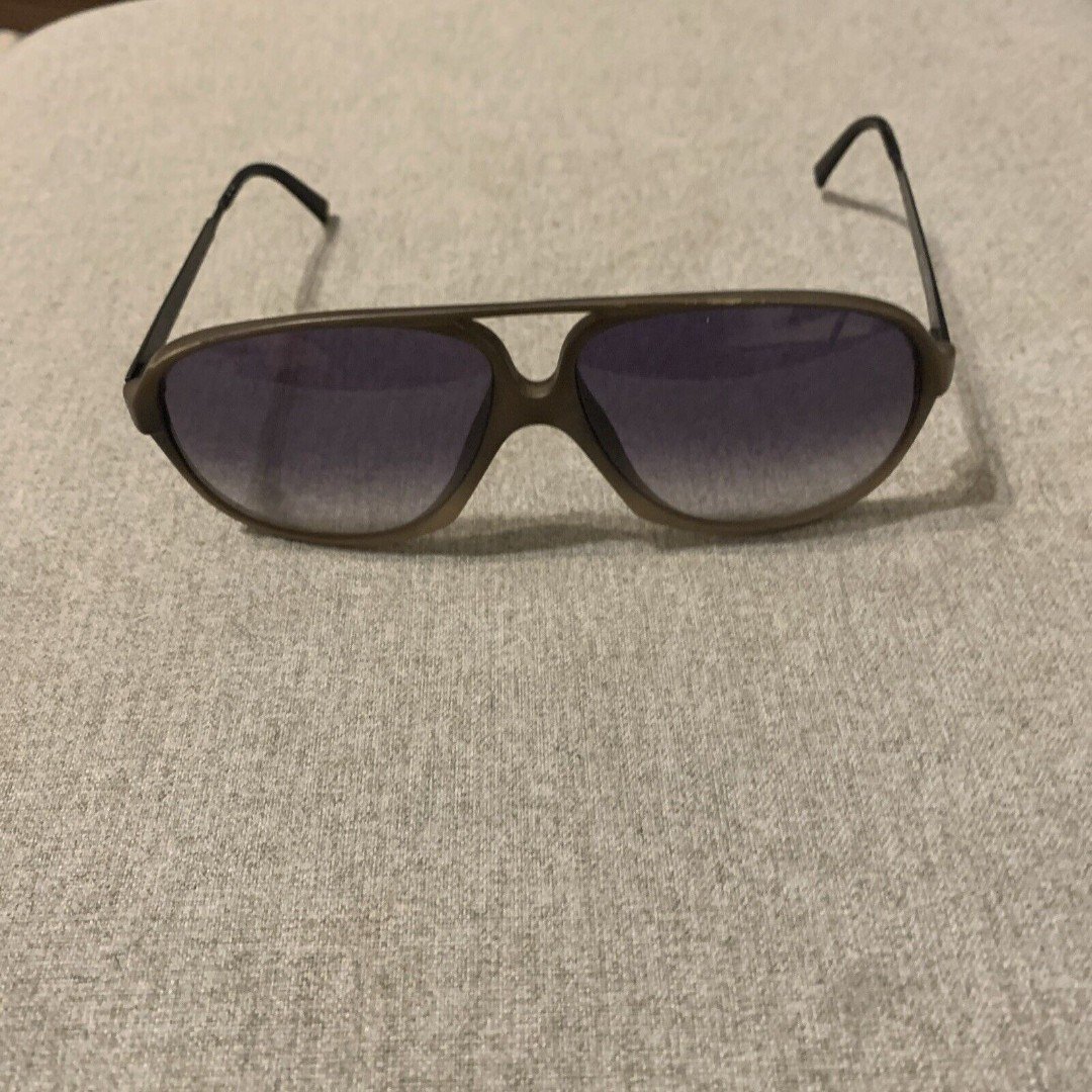 Vintage Carrera Sunglasses 5528 20 Made In Austria Brown - Tan, Gray Lenses
