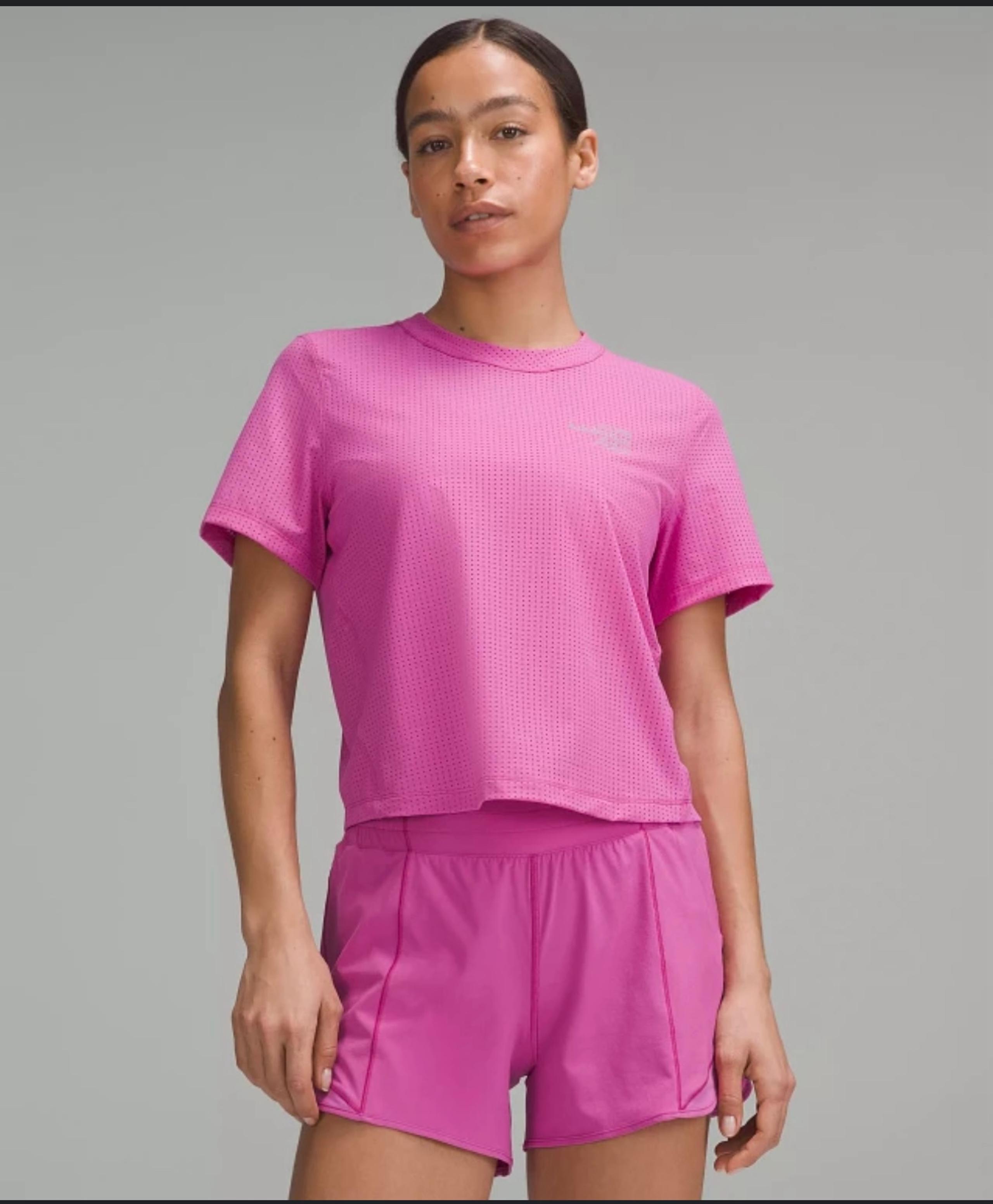 Lululemon athletica Breathable Running Short-Sleeve Shirt size 6 NWT