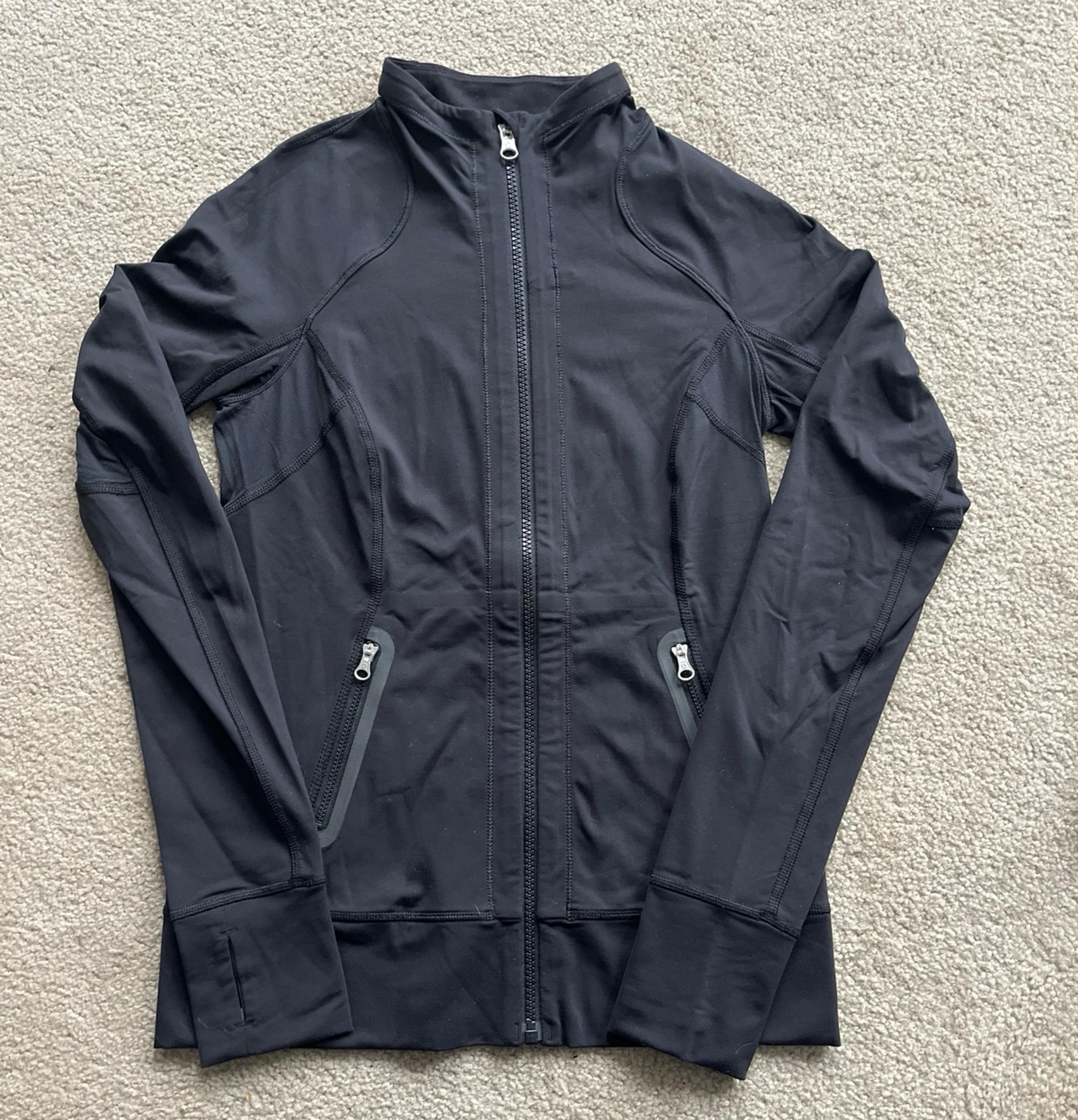Lululemon running full zip jacket size4
