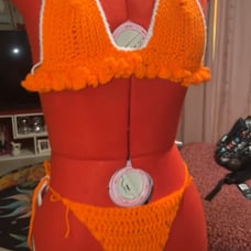 Handmade Crochet Thong Bikini