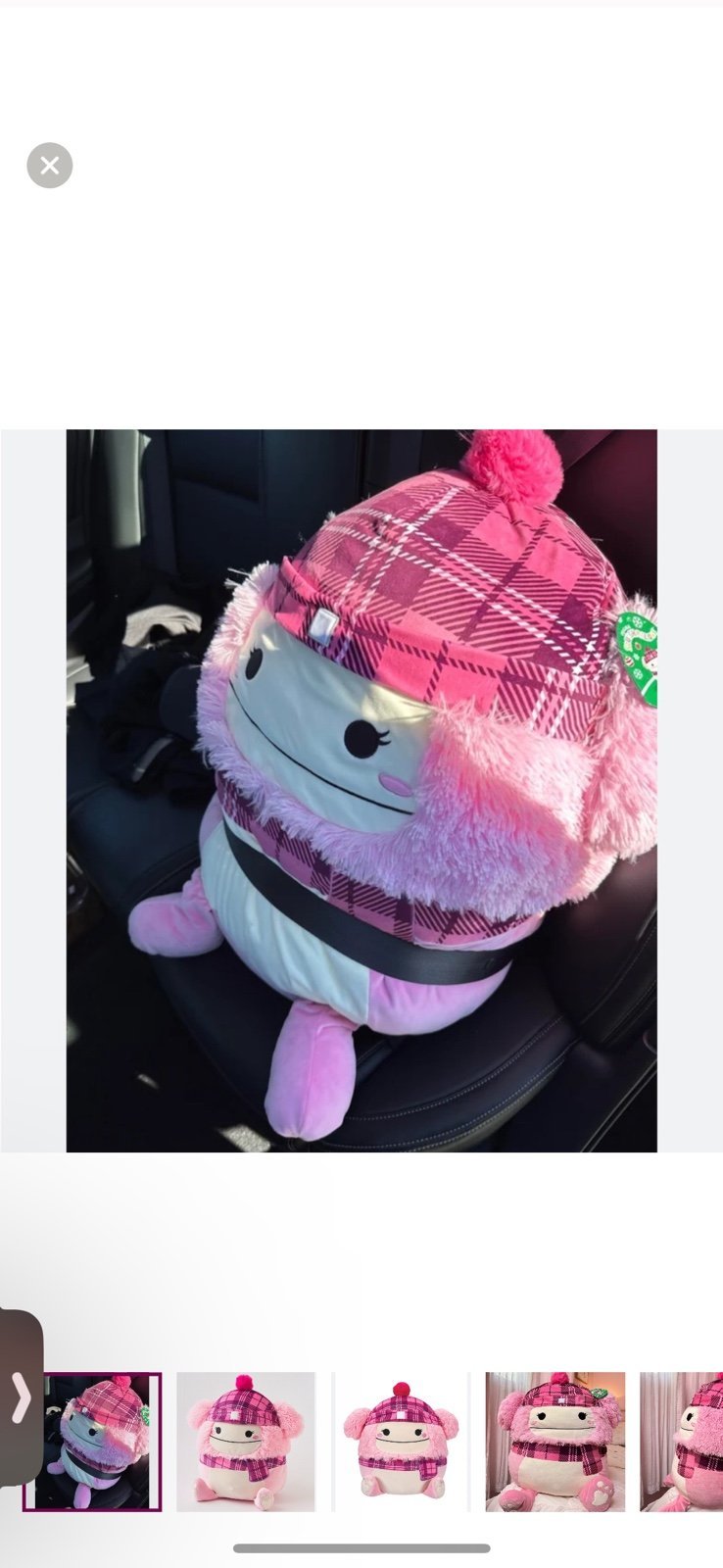 Squishmallow Brina the big foot Squishmallows 24” NWT BIG! Sold out