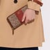 Coach Accordion Zip Wallet In Colorblock Signature Canvas