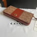 Coach Accordion Zip Wallet In Colorblock Signature Canvas