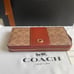 Coach Accordion Zip Wallet In Colorblock Signature Canvas