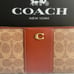 Coach Accordion Zip Wallet In Colorblock Signature Canvas