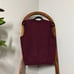 Lanhtropy L/XL Preppy Lurex Knitted Vest in Rosso NEW