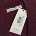 Lanhtropy L/XL Preppy Lurex Knitted Vest in Rosso NEW