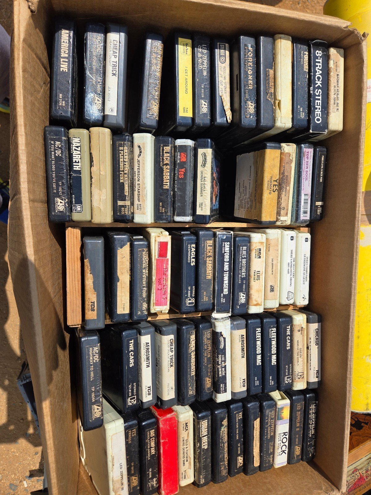 Rock and roll 8-track tape collection '70s '80s and '90s. Awesome music!!!