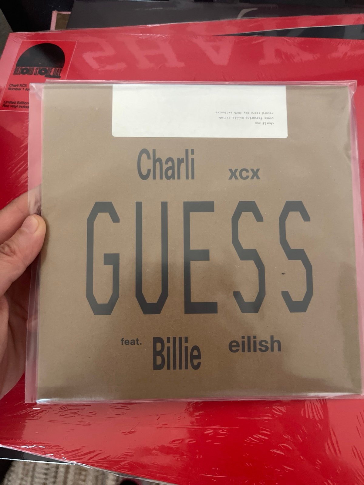 Charli xcx X Billie vinyl. RSD sealed, Brand new sealed