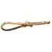 1940'S Vintage Gold Tone Leather Equestrian Horse Brooch