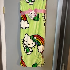 Hello Kitty St Patty’s Rainbow Blanket
