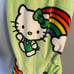 Hello Kitty St Patty’s Rainbow Blanket