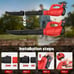Cordless Leaf Blower with 4.0Ah Battery and Charger, Tanbaby 21V, Red