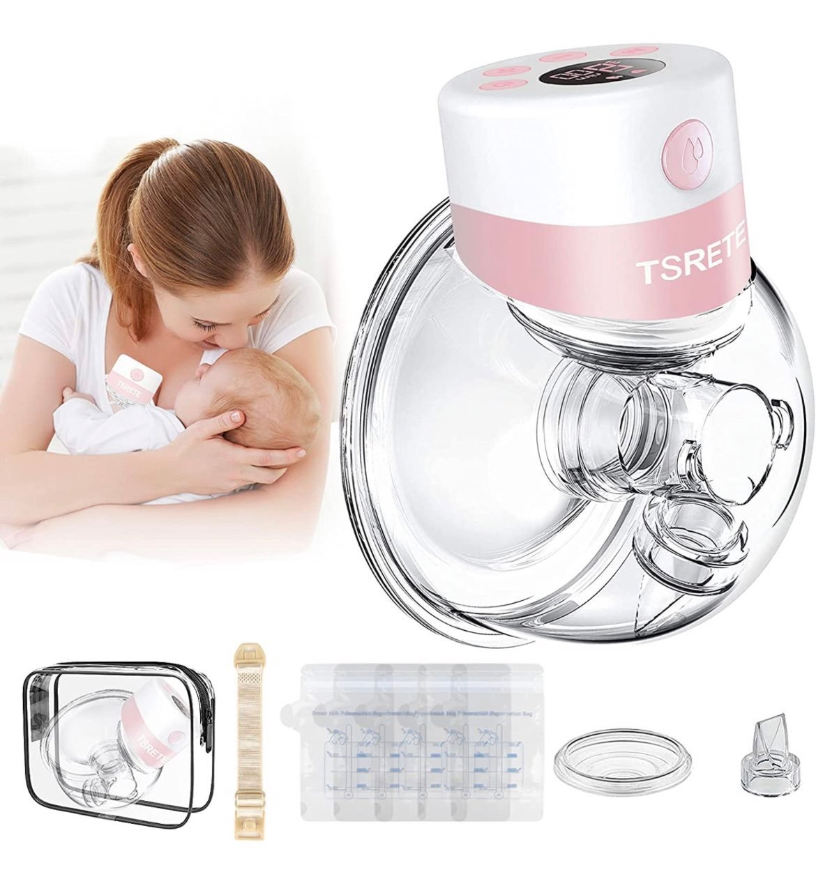 Electric breast pump
