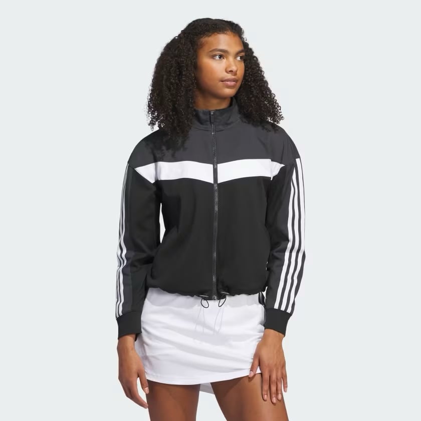 Original Adidas ULTIMATE365 TWISTKNIT JACKET women girls size Large