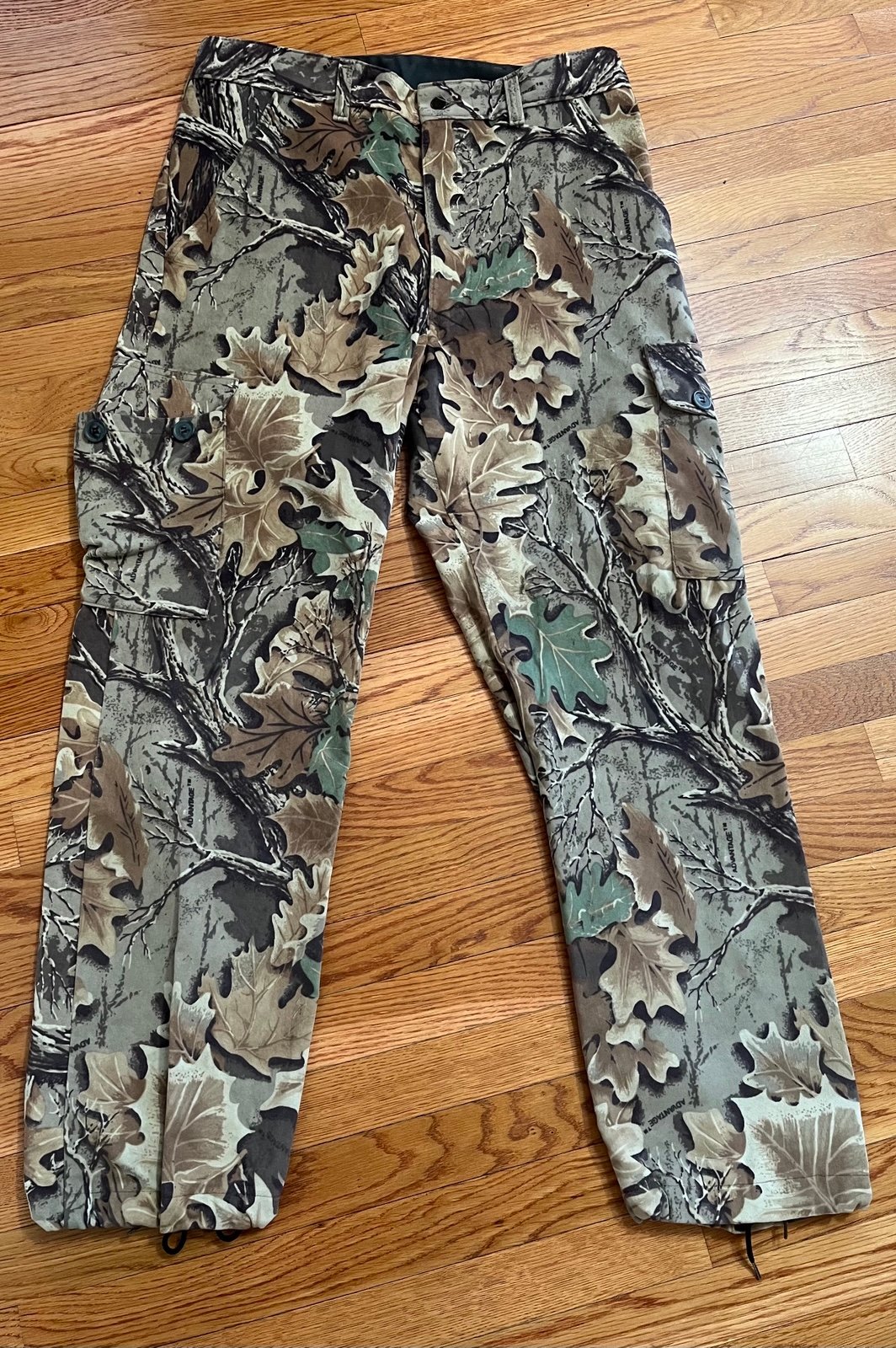 Pella Advantage Camo Hunting Cargo Pants Mens Large USA Made