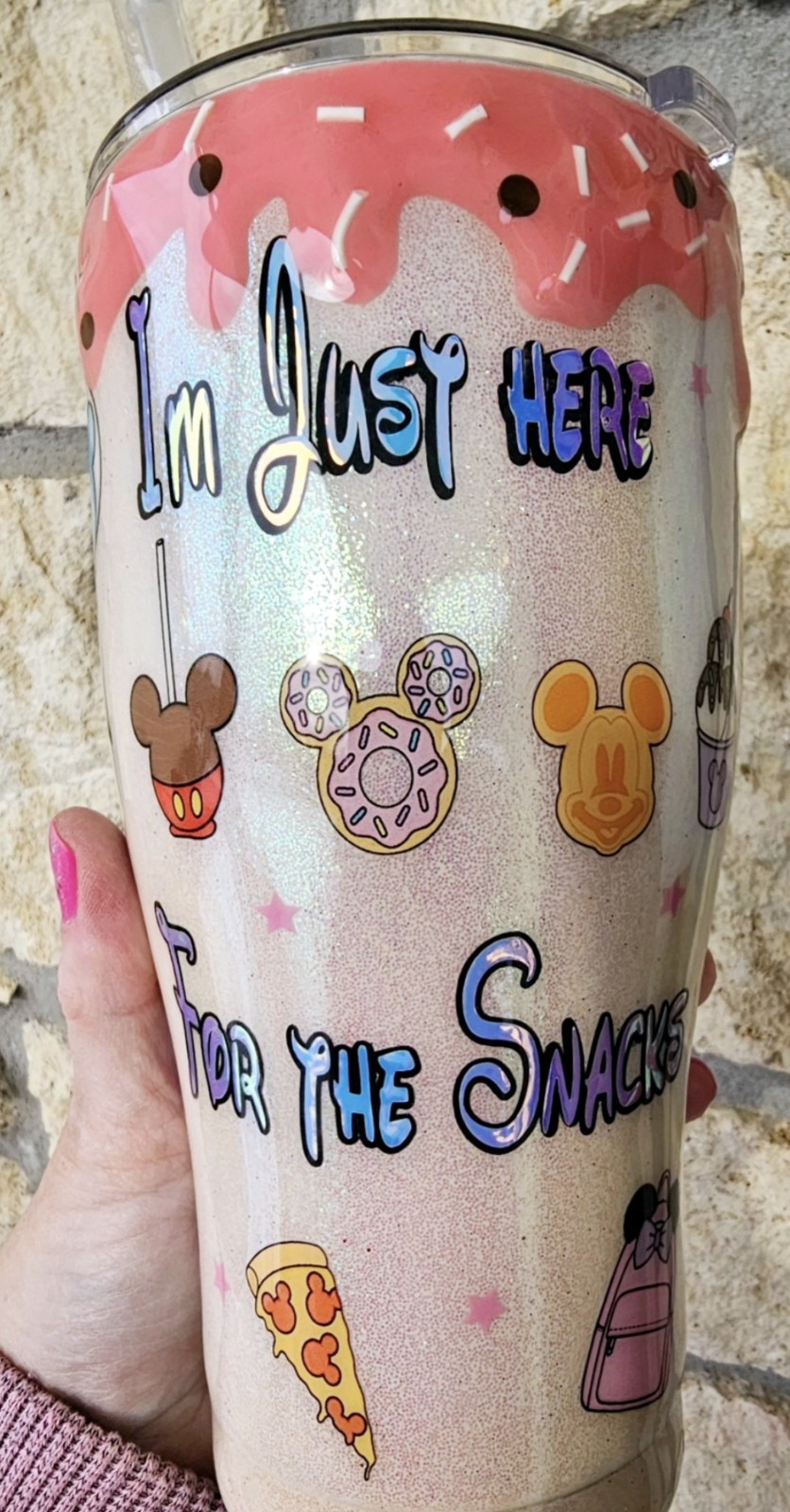 Disney epoxy cup/ tumbler handmade I had tooooo NEW