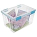Sterilite 54 Qt. Gasket Box Plastic, Blue Aquarium, Set of 4
