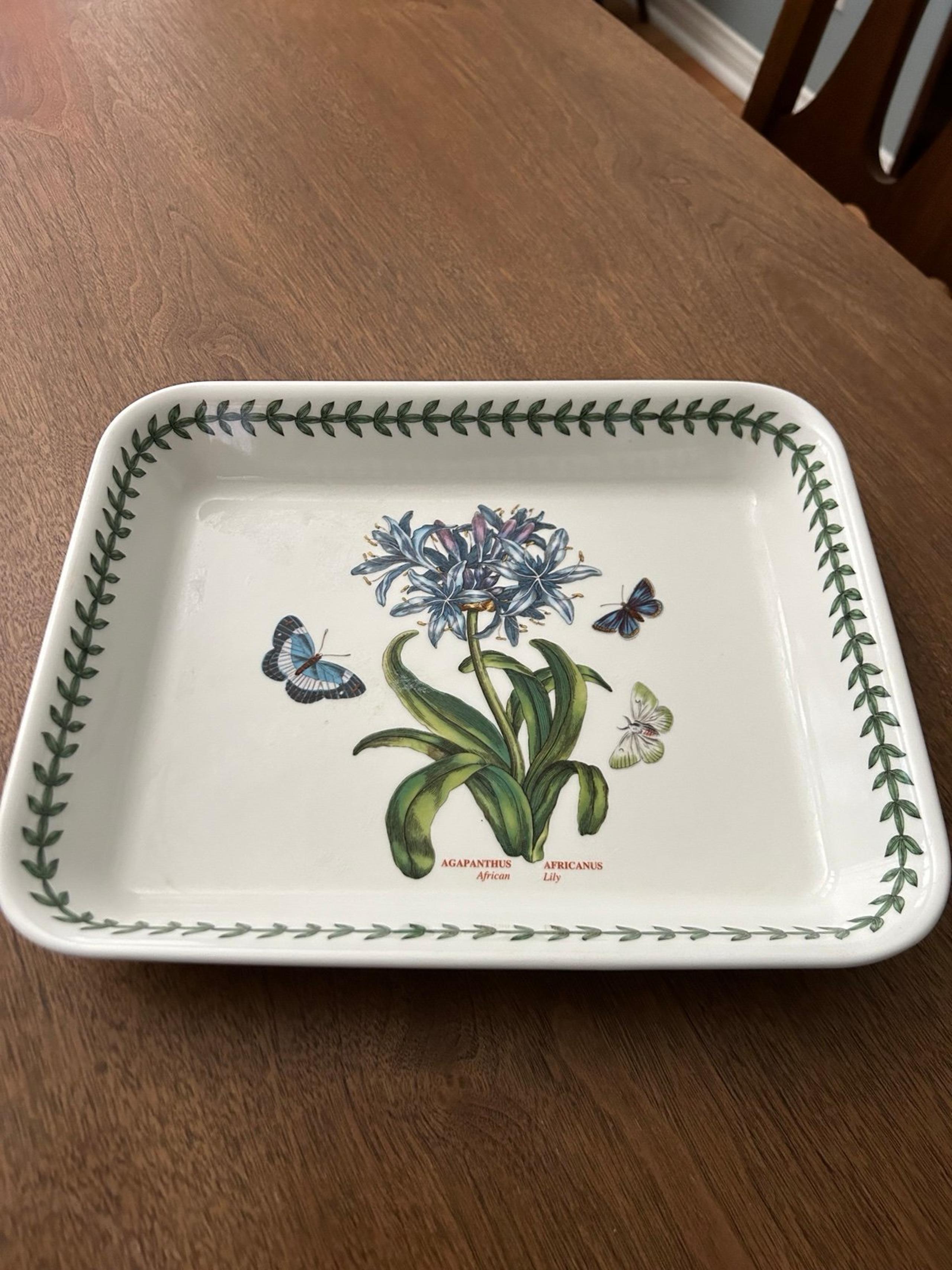 Vintage Portmeirion African lily casserole