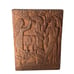 Unique Vintage Mid Century Hand Carved Wooden ADAM & EVE Before & After BOOKENDS